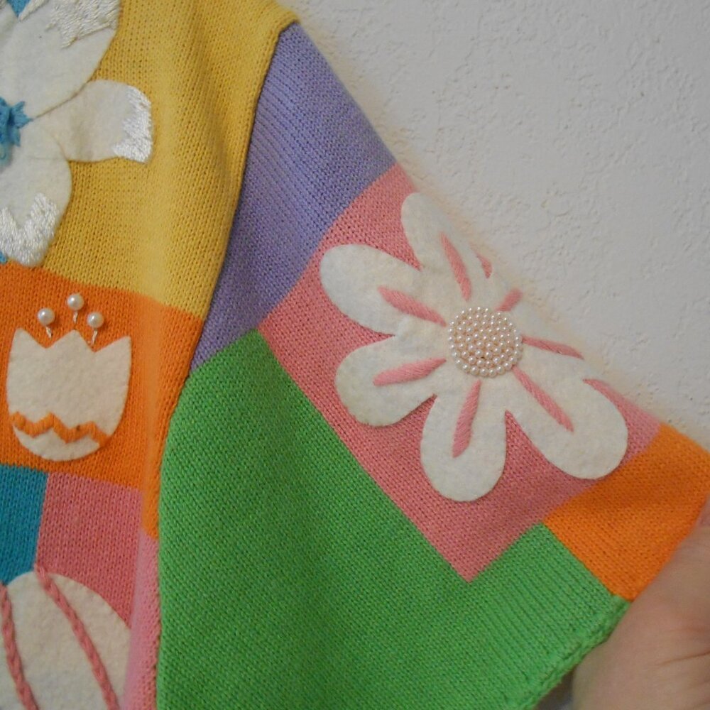 Michael Simon Easter Bunny Sweater - image 7